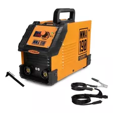 Máquina Solda Inversora 190 Solda Mma Tig 220v Cor Laranja Frequência 50/60hz