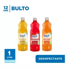 Desinfectantes Bondi Limpia Pisos X 1000 Ml Bulto (12)