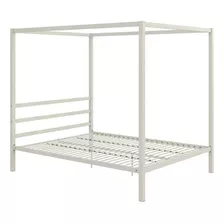 Exclusiva Cama Minimalista Queen Dhp Canopy Blanca