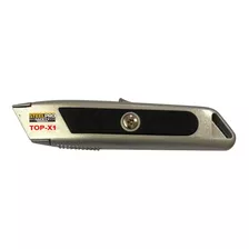 Cutter Profesional De Seguridad Retráctil Steel Pro Top X1