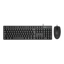 Kit Teclado E Mouse Philips Com Fio Spt6254 Spt6254/fg Preto