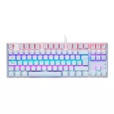 Teclado Mecánico Gamer Rgb 88 Teclas Outemu Nskbgz88w Pc Ps4