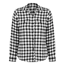 Camisa Xadrez Flanelada Do P Ao G3 Plus Size Manga Longa