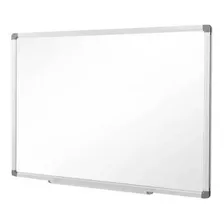 Quadro Branco Lousa Magnetico 40x30cm Moldura Aluminio Keep