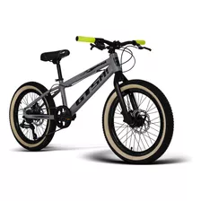 Bicicleta Infantil Aro 20 Câmbio Shimano Disco 7v Gts Mtb20 Cor Cinza Tamanho Do Quadro Único