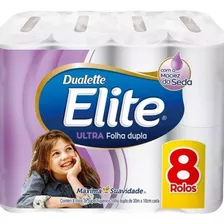 Papel Higiênico Elite Ultra Folha Dupla 8 Rolos Soft Touch