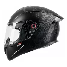 Capacete Bieffe B-12 Ft Felipe Titto Preto Cinza Fosco