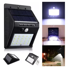 Lámpara Led Solar Con Sensor De Movimiento 20 Leds 