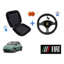 Tapetes 3d Logo Fiat + Cubre Volante Mobi 2015 A 2022 2023