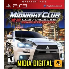 Midnight Club Los Angeles Ps3