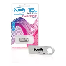 Memoria Usb 16 Gb Np Metalica + Llavero