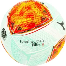 Bola De Futsal Diadora Sub-13 Protech Elite-r Cor Turqueza/amarelo/vermelho
