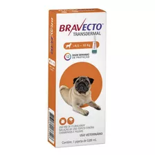 Bravecto Transdermal Para Cães De 4,5 A 10kg Antipulgas