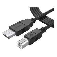 Cable Usb-2.0 De 6 Pies De Largo Tipo-a A Tipo-b De Alta Vel