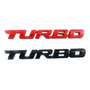 Emblema Mercedes 2 Pz Turbo Amg Negro/rojo Compatible