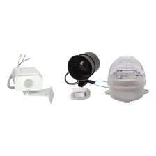 Alarme Sensor Externo - Luz Stroboscópica E Sirene 220v