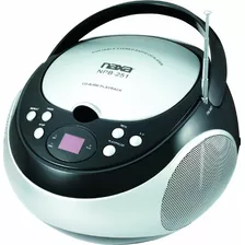 Npb-251bk Reproductor De Cd Portátil Radio Estéreo Am...