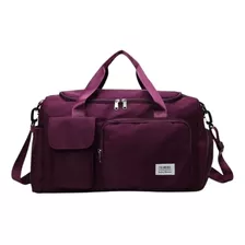 Bolsa Mala De Mão 10kg Feminina Masculino De Bordo Viagem Cor Roxa