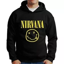 Moletom Nirvana Masculino E Feminino Blusa De Frio Casaco