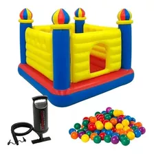 Brincolin Castillo Inflable Intex Bomba Electrica 50 Pelotas