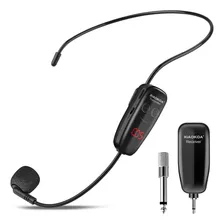 Micrófono Inalambrico Marca Xiaokoa /auriculares/negro