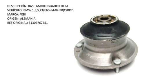 Base Amortiguador Delantera Bmw Serie 1-3-5 E60-e84-e87-e90  Foto 4