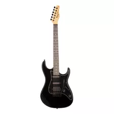 Guitarra Eléctrica Tagima Tw Series Tg-520 De Tilo Black Metalizado Con Diapasón De Madera Técnica