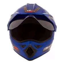 Capacete Pro Tork Liberty Mx Pro Vision Azul Desenho Solid Tamanho Do Capacete 60