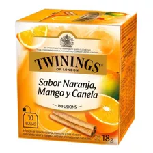 Te Twinings Naranja Mango Canela Infusion - Caja X10 Sobres