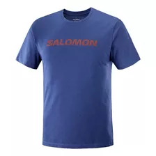 Polera Hombre Outlife Logo Azul Salomon