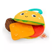 Colgante Peluche Hamburguesa Textura Chifle Para Cochecito