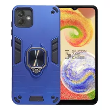 Carcasa Para Samsung A04 Anillo Antigolpe Protector Camara