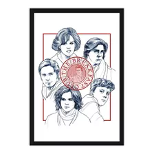 Quadro 64x94cm The Breakfast Club - Clube Dos Cinco 66