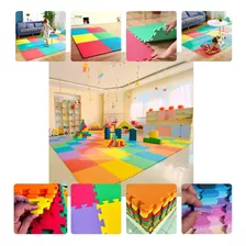 Kit 10 Tapete Infantil Emborrachado Eva 50x50cm 10mm Grande