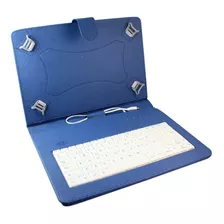 Estuche Funda Teclado Usb Tablet 10 + Lapiz Con Ñ V Colores