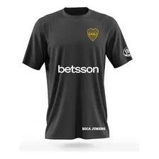 Polera Deportiva Dryfit Negra Fútbol Club Boca Juniors 2023