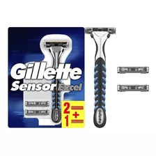 Gillette Sensor Excel Maquinilla De Afeitar Con 2 Sensores D