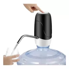 Bomba Dispensador Usb Agua Electrónico Recargable Botellón Color Negro