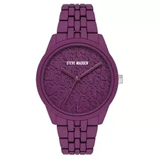 Reloj De Pulsera Steve Madden Para Mujer Con Acabado De Goma