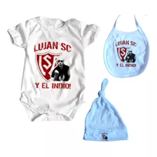 Ajuar Bebe 3 Prendas El Indio Y Lujan Sport Club Mendoza