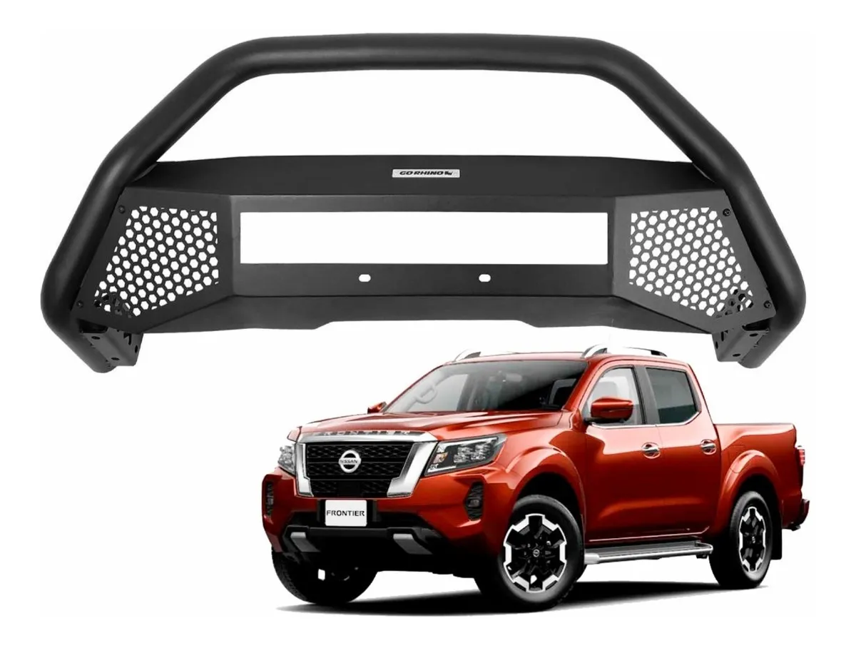Tumbaburro Nissan Frontier Np300 Rc4 Bull Bar Defensa Burreras