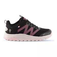 Zapatilla Trail Running Mujer Michelin Dr15 Negro Morado