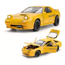 Initial D Mazda Savanna Rx-7 Fc Miniatura Metal Coche 1/24