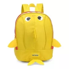 Mochila De Costa Infantil Baby Shark Barbatana Em 3d Luxcel