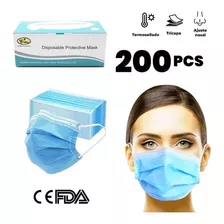 Cubrebocas Tricapa Termosellado 200pz