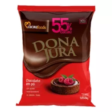 Chocolate Em Pó Solúvel 55% Cacau Dona Jura 1,005kg