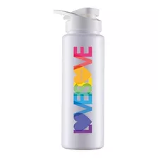 Garrafinha De Água Infantil Unicornio Love 750ml Com Alça 