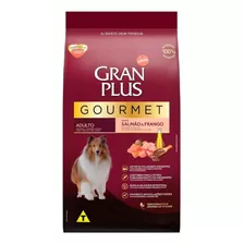 Alimento Gran Plus Gourmet Para Cão Adulto De Raça Mini Sabor Salmão E Frango Em Sacola De 10.1kg