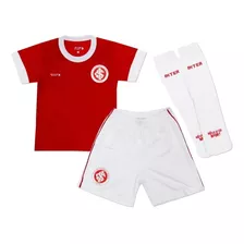 Conjunto Infantil Camisa Bermuda Do Internacional Tamanho 1