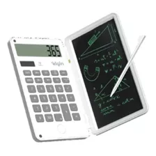 Calculadora De Mesa Com Tela Para Anotação Branca - Elgin